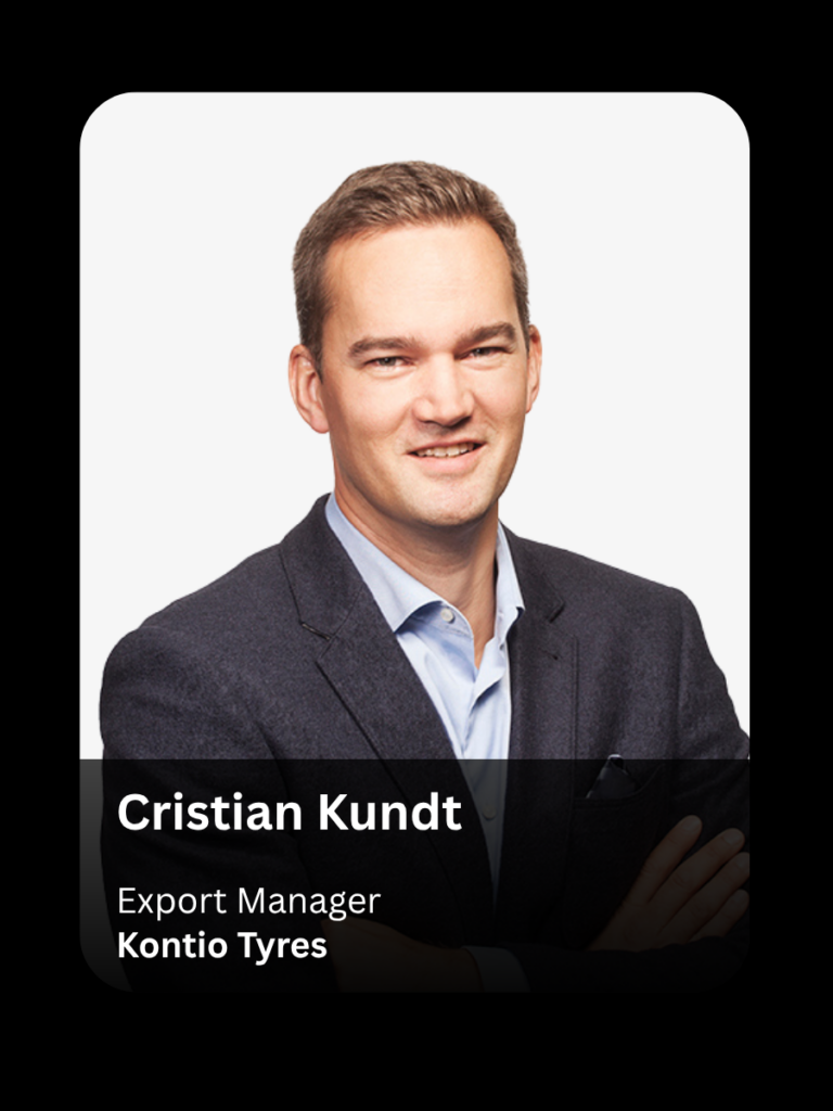 Cristian Kundt, Export Manager, Kontio Tyres